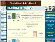 Tablet Screenshot of kitap.hakikatkitabevi.com.tr